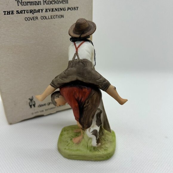 Vintage David Grossman Designs Normal Rockwell "leap frog" figurine - Picture 2 of 3